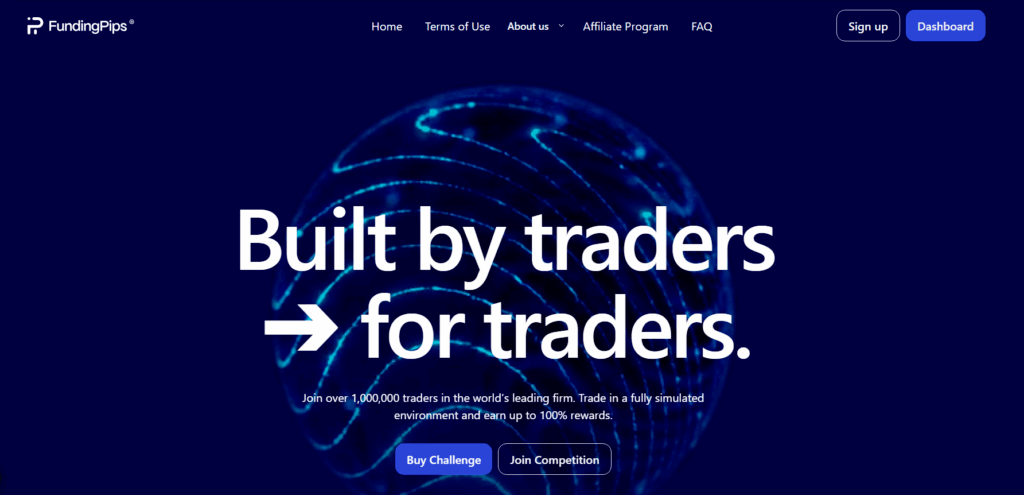 Funding Pips proprietary trading platform, challenges, dashboard, and rules - Preview 2